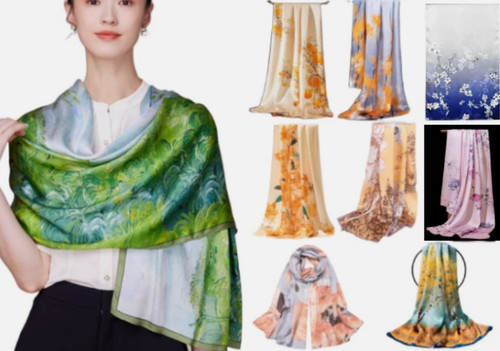 Sciarpa donna 100 seta - donna,