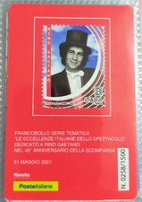 TESSERA FILATELICA RINO GAETANO 2021 RARA+BOLLETTINO