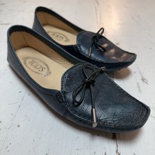 TOD'S Mocassini Guida Blu