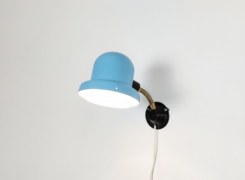 Lampada parete blu vintage - da,