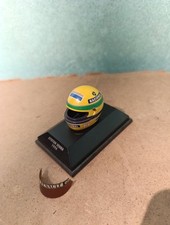 Casco Ayrton Senna 1994 imola Minichamps scala 1:8 Cod.540389402 (No Visiera)