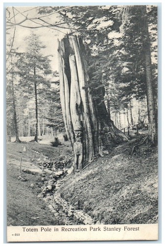 Cartolina totem pole - cartolina, in