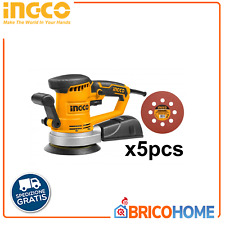 LEVIGATRICE ROTORBITALE 450W INGCO RS4508 con 5 fogli carta abrasiva OMAGGIO