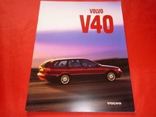 VOLVO V40 Tipo V 1.6 1.8 2.0 2.0T T4 TD Brochure Depliant Folletto 1998