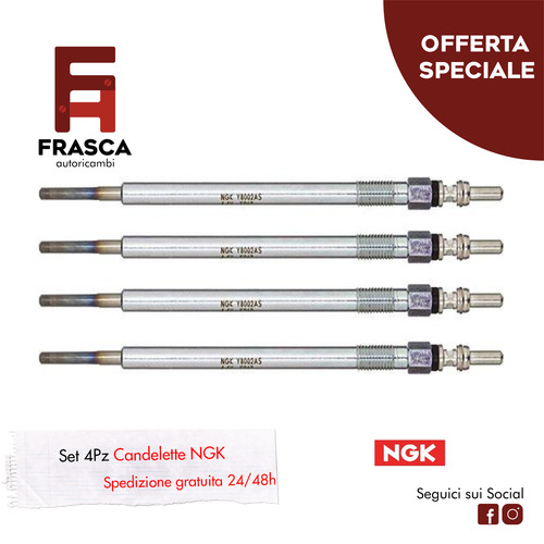 Candelette pezzi ngk - candelette, 4