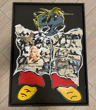 Giorgio Chiesi Opera Unica Tecnica Mista Collage Su Multistrato 83x60cm Archivio