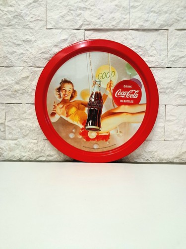Vassoio circolare vintage coca - vintage,