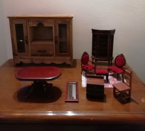 Lotto mobili legno - legno, vintage