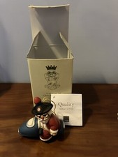 Statuetta THUN Babbo Natale su Motoslitta Carabiniere