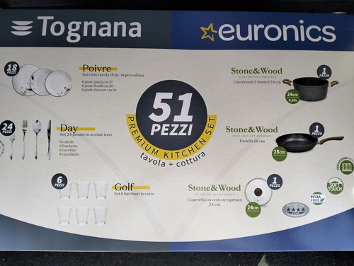 Tognana kit completo piatti - -,