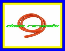 1 metro Cavo candela standard in gomma Rosso morbido 7 mm. Moto Scooter Auto Atv