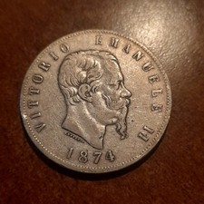 VITTORIO EMANUELE II - 5 Lire