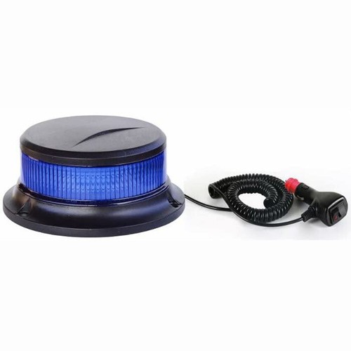 Lampeggiante girofaro blu led - lampeggiante,