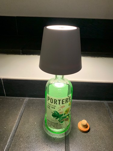 Lampada bottiglia gin - bottiglia, porters