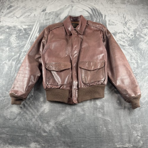 Giacca pelle vintage avirex - giacca,