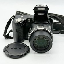 Nikon Coolpix L110 12,1 megapixel fotocamera digitale ampio zoom 15x nero *LEGGI* testata
