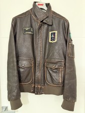 Giacca pelle aeronautica - in,