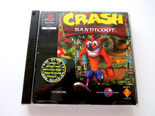 PS1 crash bandicoot con gioco