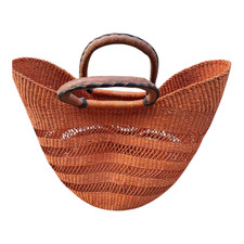 Borsa cestino africano tessuto