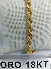 Bracciale in oro giallo 750 18