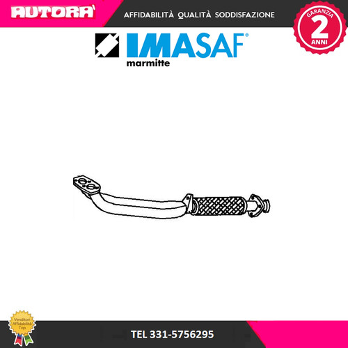 456501 tubo gas scarico - 456501,