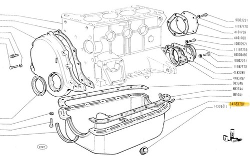 Fiat 850t 900t coppa olio - coppa,