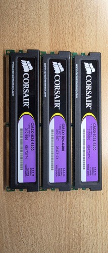 Corsair ram 3x1gb - corsair, nuove