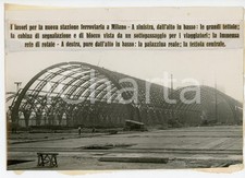 1929 MILANO Cantiere Stazione Centrale - Operai durante la costruzione - Foto