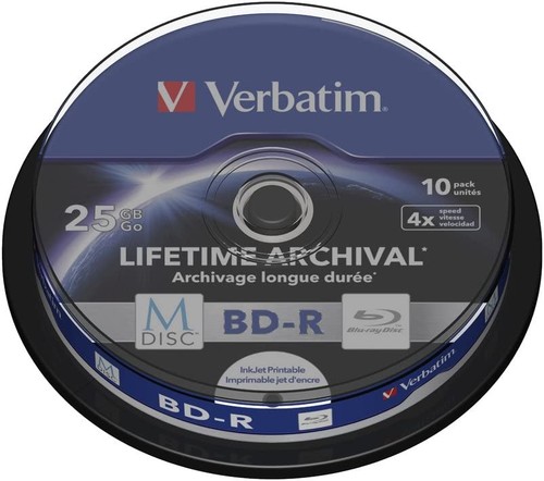 Verbatim 43825 blu ray - verbatim, 25