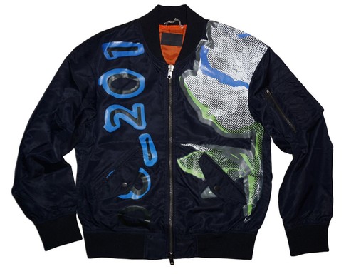 Giacca jibomb diesel oro - giacca,