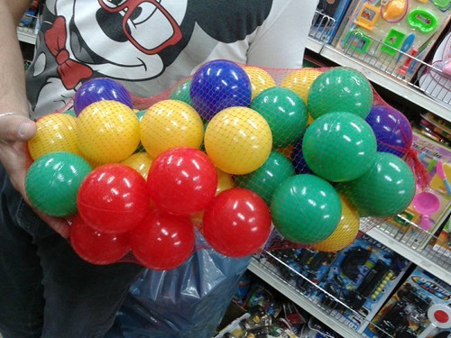 Palle palline plastica - 40,