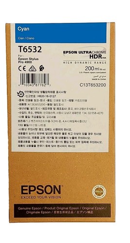 Original epson t6532 cyan - original,