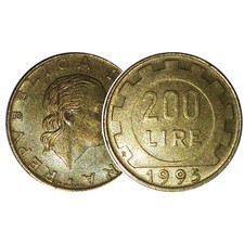 1995 Italy 200 Lire