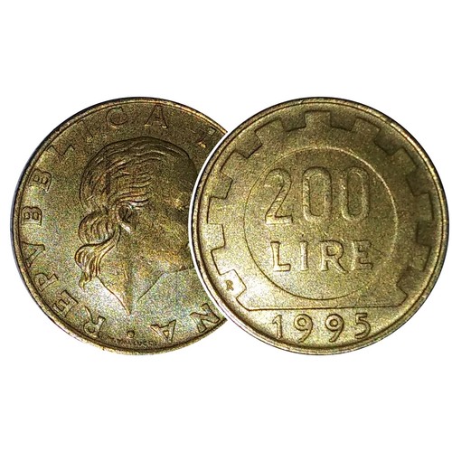 1995 italy 200 lire - 1995,