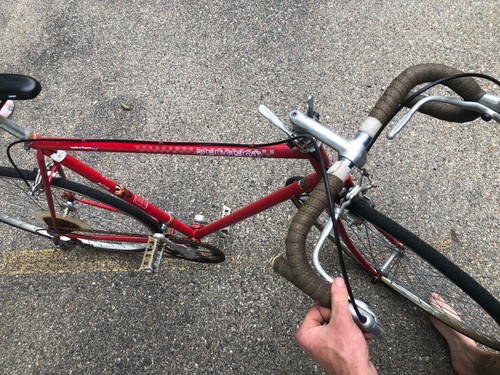 Red peugeot bike carbolite 103 - peugeot,