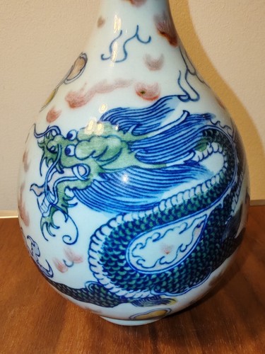 Vaso drago cinese fine