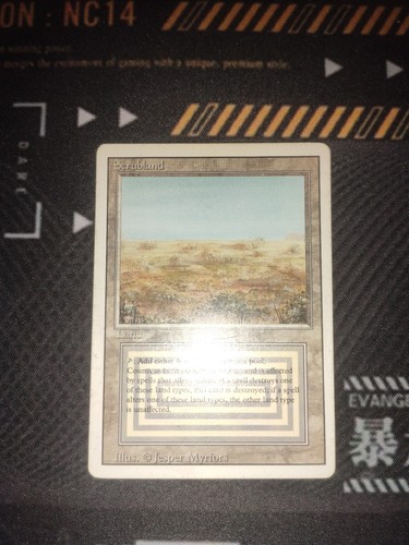 Mtg magic scrubland exc steppa - magic,
