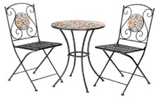 Set tavolo mosaico+2 sedie