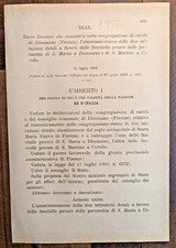 Dicomano Anno 1892  in Regio