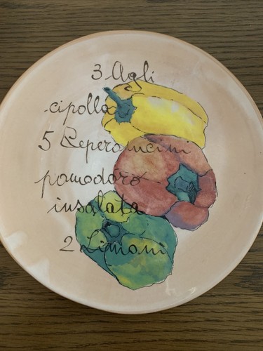 Netas piatto ceramica italiana - netas,