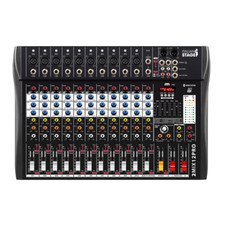 ITALIAN STAGE 2MIX12PRO 12 canali Mixer Audio con effetti USB Bluetooth