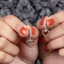 Orecchino donna goccia cuore 1