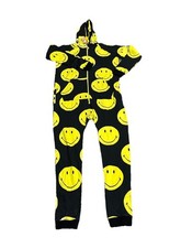 NUOVO OppoSuits Smiley felpa adulto pezzo unico felpa con cappuccio taglia XL pile comodo