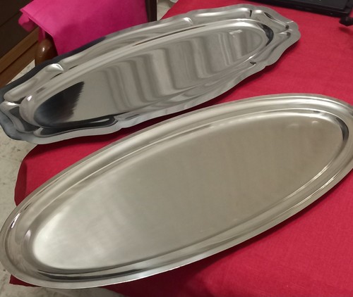 Vassoi acciaio inox - vassoi,