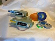 LOTTO ETICHETTATRICI VINTAGE DYMO  1700 E MINIDYMO CON NASTRI