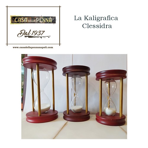 Kaligrafica clessidra legno - la,