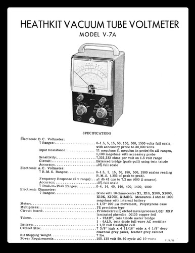 Heathkit tubo aspirazione - heathkit,