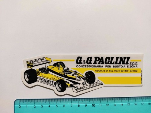 Adesivo renault paglini - adesivo,