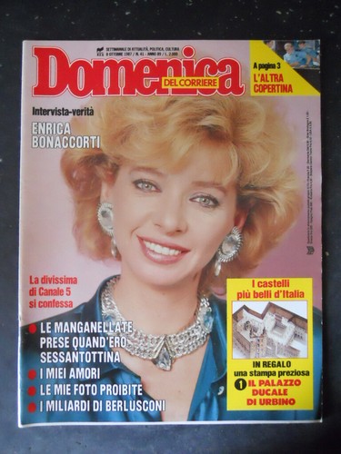 Domenica del corriere 1987 - domenica, 41