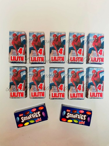 Smarties spiderman con nome - spiderman,